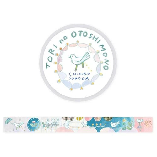 cozycaproducts 箔押しマスキングテープ 21-038 CHIHIRO SONODA TORI no OTOSHIMONO