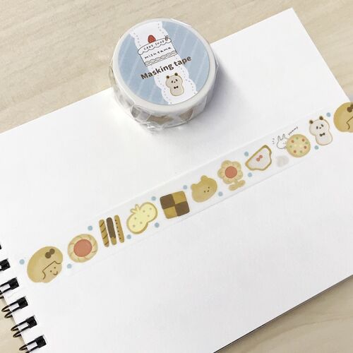 Papier Platz マスキングテープ 35-673 【mizutama】 cake shop クッキー【日本製】