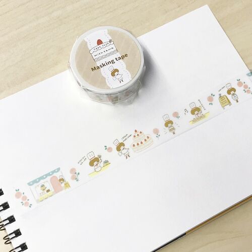 Papier Platz マスキングテープ 35-675 【mizutama】 cake shop パティシエ【日本製】