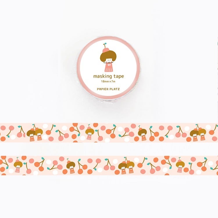 Papier Platz マスキングテープ 35-690 【mizutama】 サクランボ