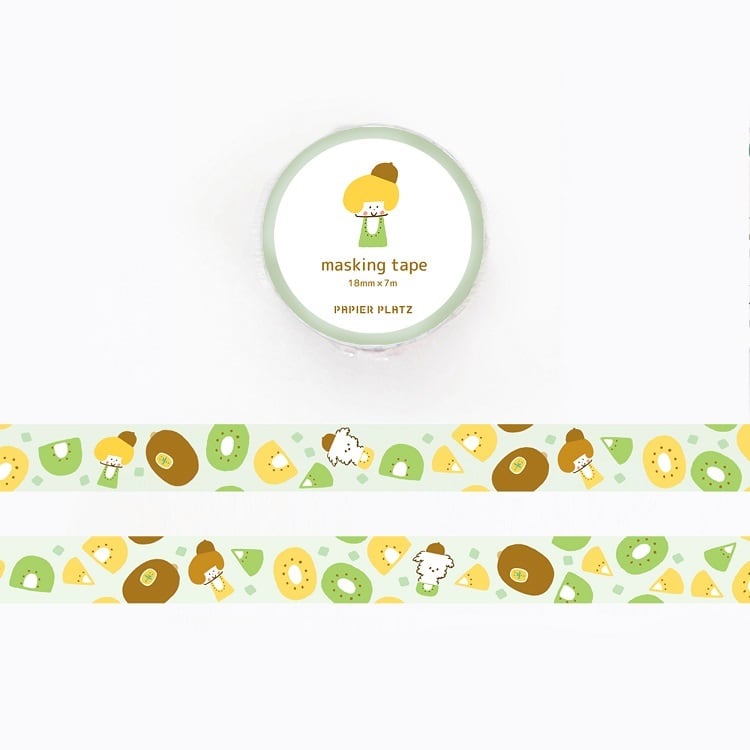 Papier Platz マスキングテープ 35-692 【mizutama】 キウイ