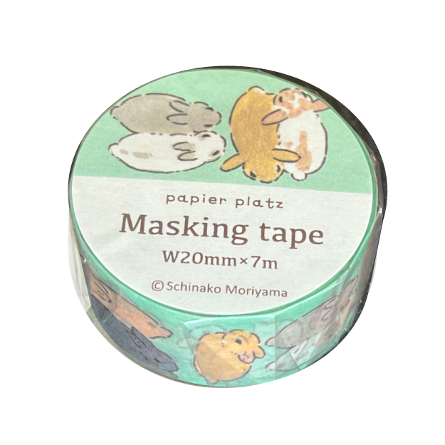 Papier Platz マスキングテープ 37-855 森山標子 おやすみうさぎ