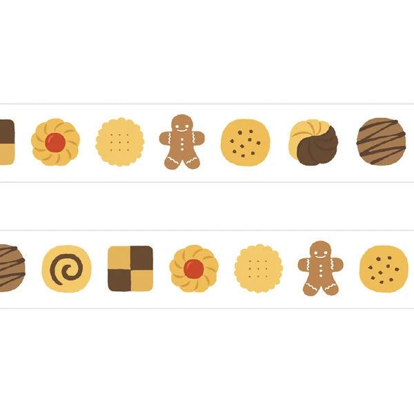 Papier Platz マスキングテープ 72-012 おかわりますて クッキー