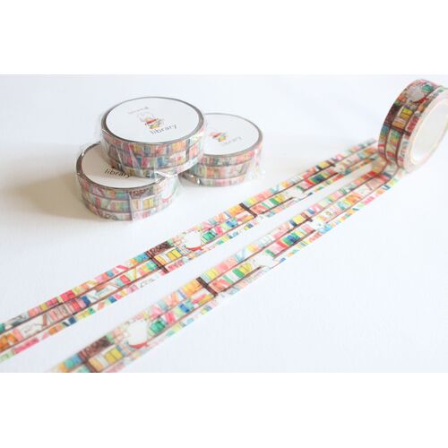 spicaの庭 マスキングテープ 82405 muuちゃんシリーズ library 15mm×10m 【日本製】
