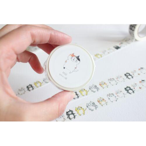 spicaの庭 マスキングテープ 82409 miiちゃん 15mm×10m 【日本製】
