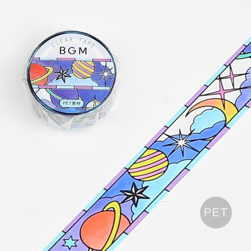 BGMクリアテープ BM-CSG003 ステンドグラス・星間飛行