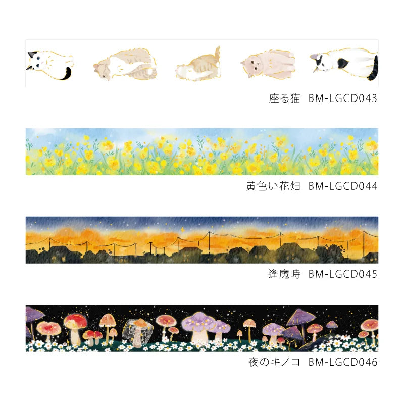 BGMマスキングテープ BM-LGCD044 黄色い花畑