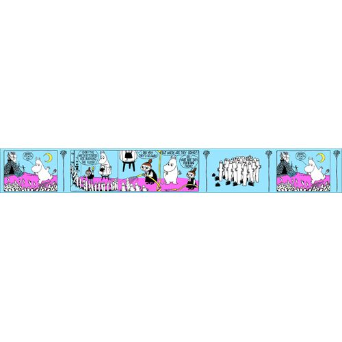 学研ステイフル マスキングテープ CM048-64 【MOOMIN】 ブルーコミック 30mm幅