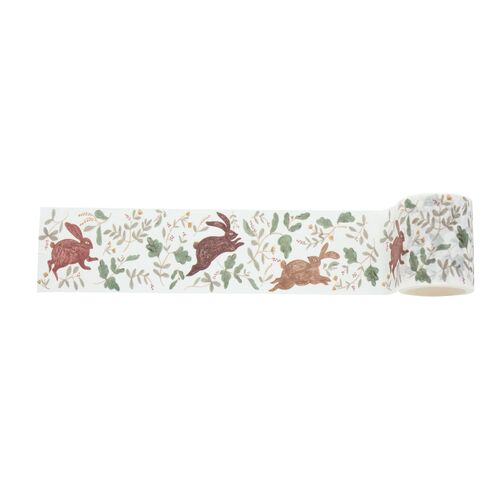 Masking Tape MM1086 松尾ミユキ Three Rabbits 5cm×5m