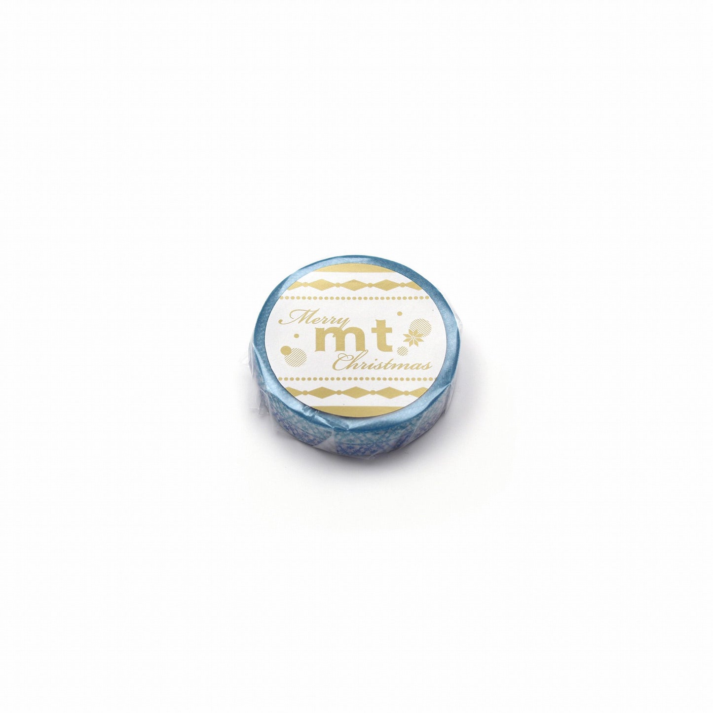 mt マスキングテープ MTCMAS159 mtクリスマス2025 snowflake|幾何学模様 北欧 クリスマス ブルー