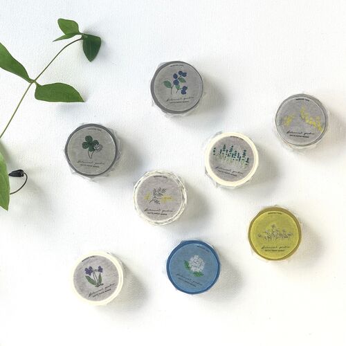HUTTE PAPER WORKS マスキングテープ PMT-074 Botanical Garden Chamomile 【日本製】