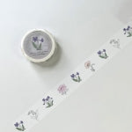 HUTTE PAPER WORKS マスキングテープ PMT-076 Botanical Garden viola 【日本製】