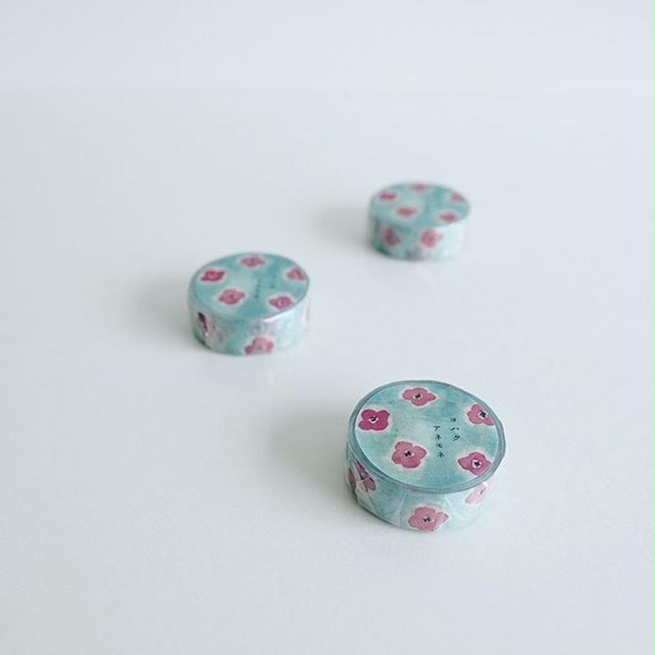 ヨハク マスキングテープ Y-048 アネモネ