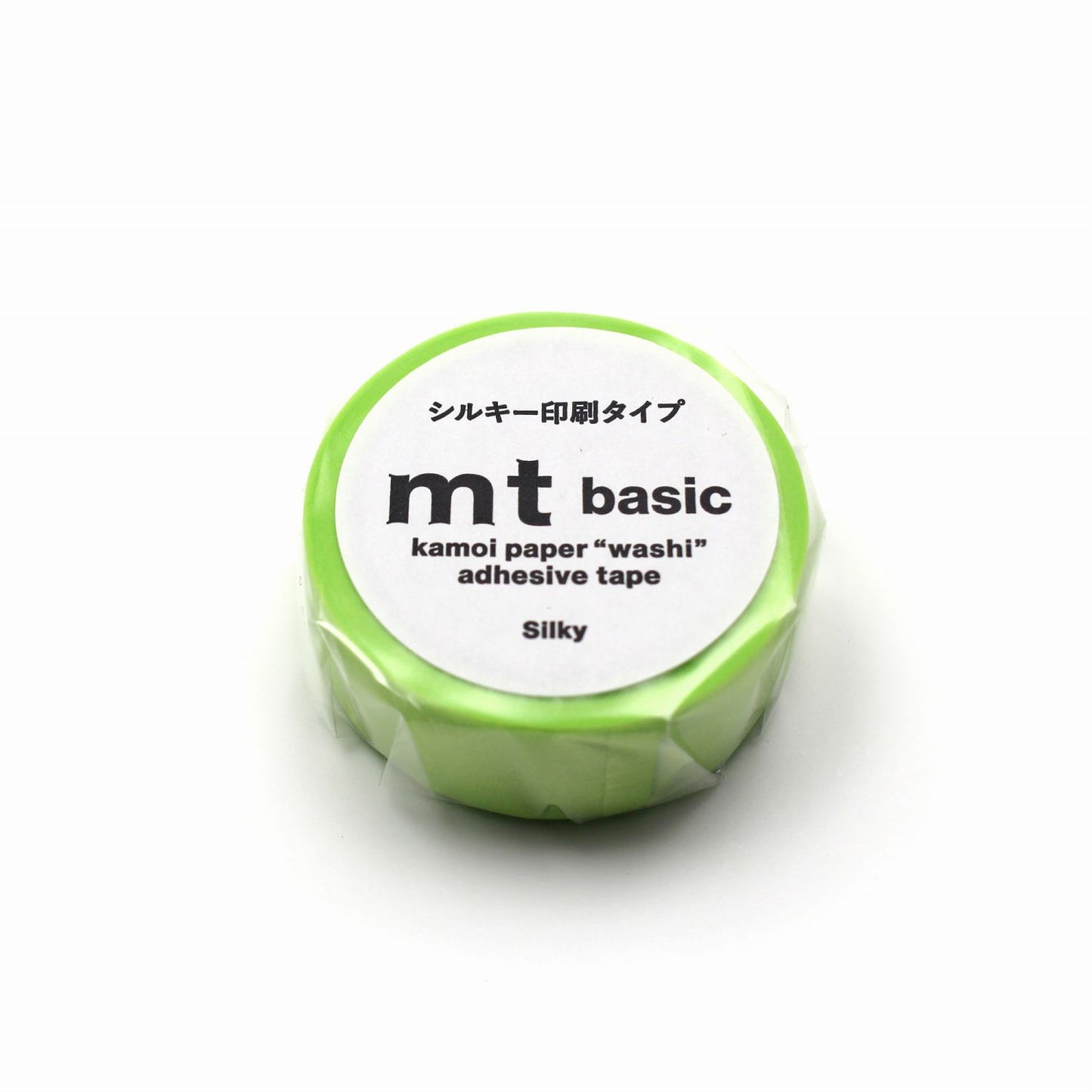 mt マスキングテープ MT01P600 mt1P シルキーライトグリーン|無地 シンプル グリーン 手帳デコ