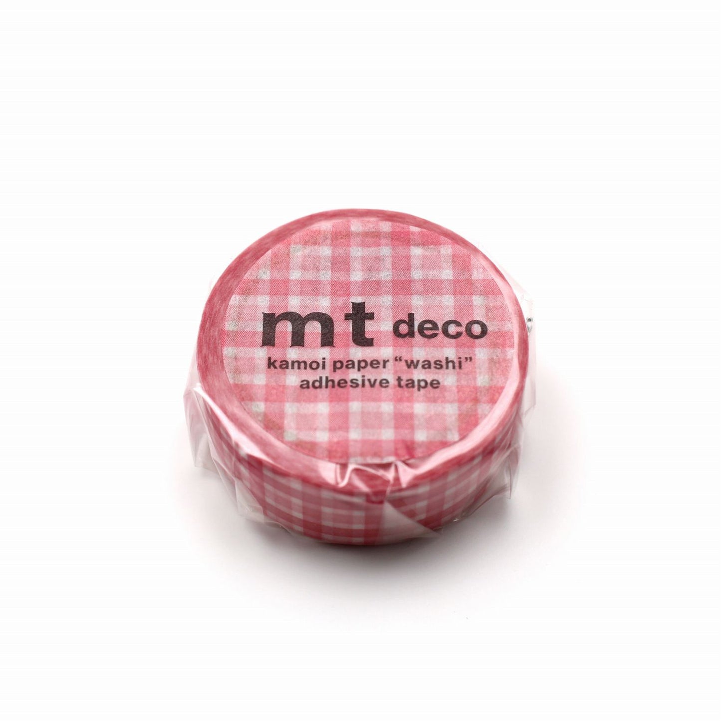 mt マスキングテープ MT01D603 mt 1P 重なる太幅ギンガムチェック・ピンク|ギンガムチェック ピンク 手帳デコ かわいい