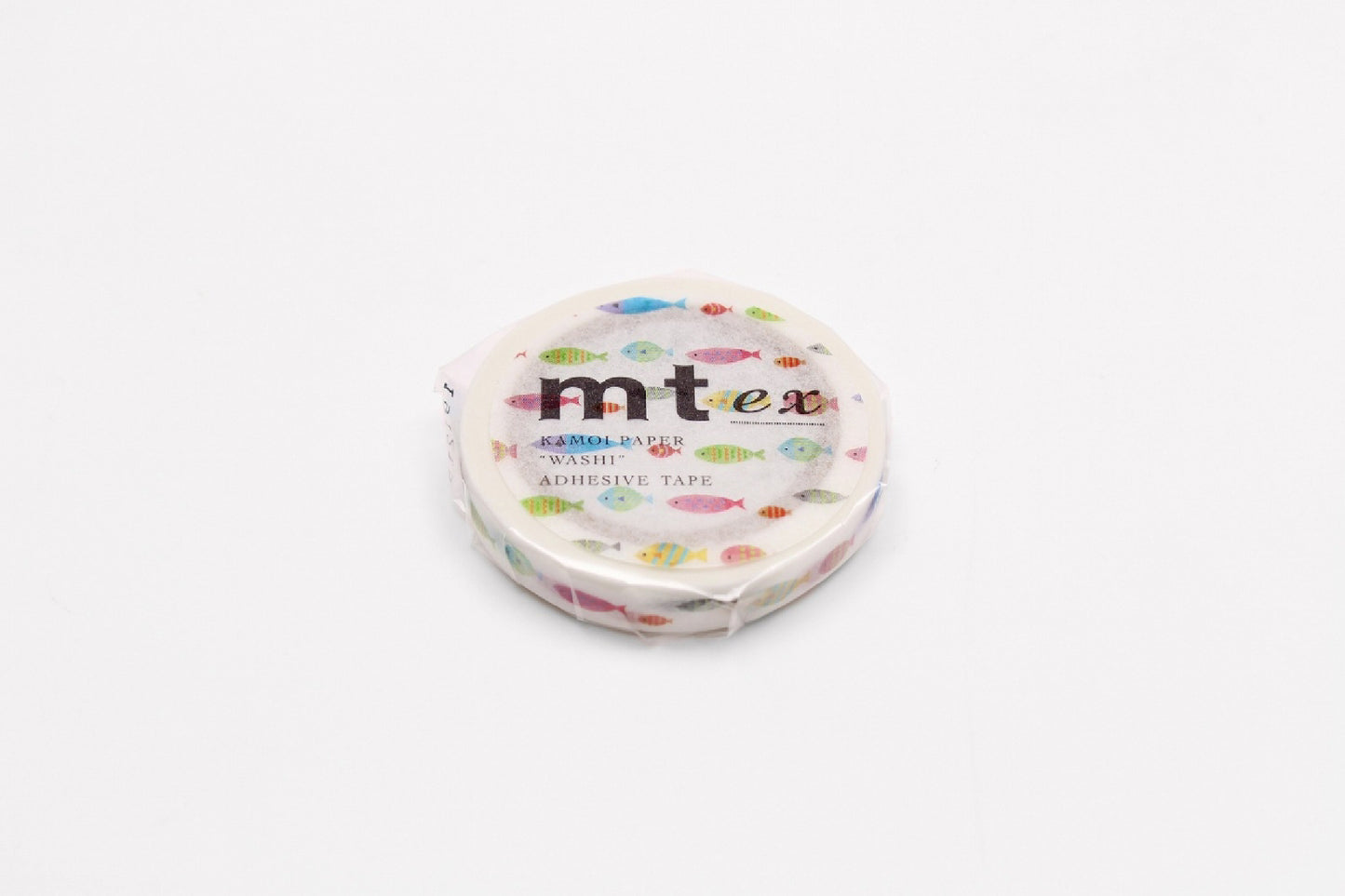 mt マスキングテープ MTEX1P178 mt ex おさかなライン|魚 カラフル かわいい 手帳デコ