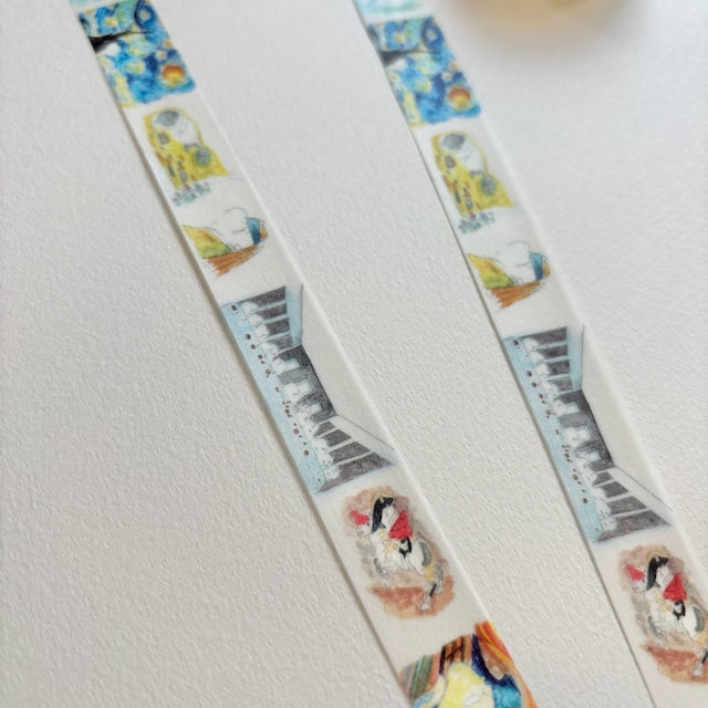 spicaの庭 マスキングテープ SM55 muuちゃんシリーズ めいが|名画 美術館 アート 手帳デコ コラージュ