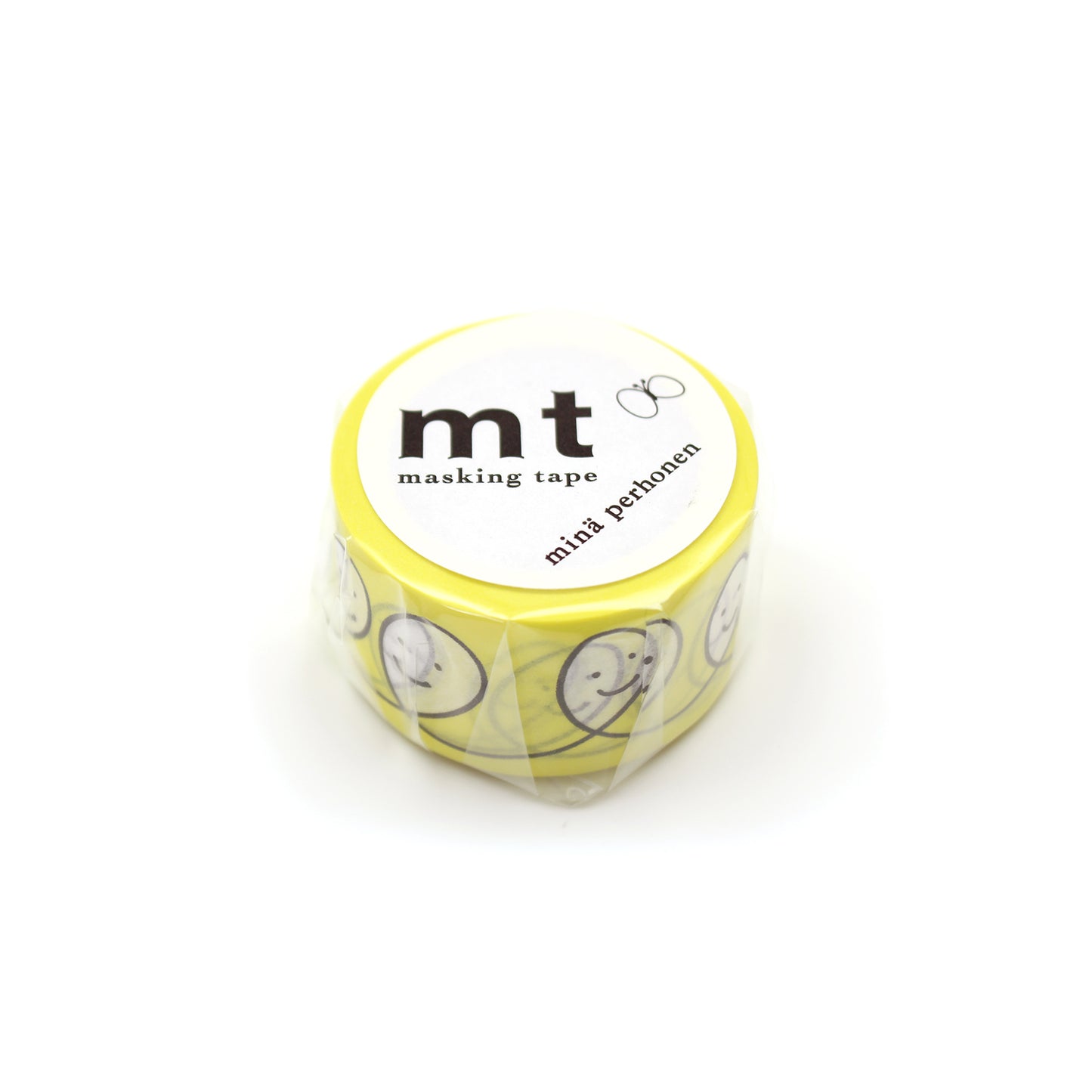 mt マスキングテープ MTMINA09 mt×ミナペルホネン smile・yellow|イエロー スマイル ミナペルホネン かわいい 手帳デコ