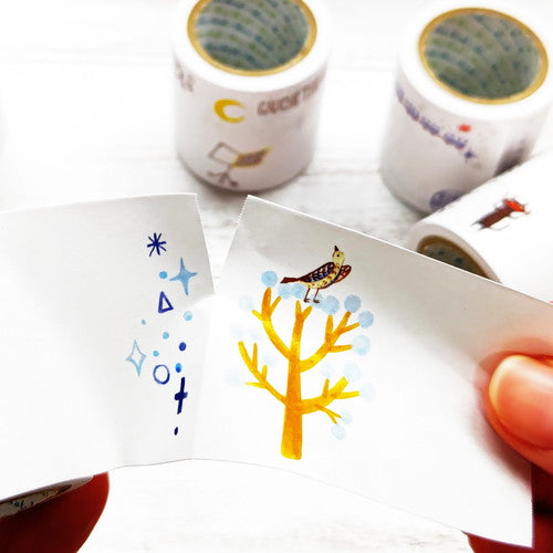 シール堂 ロールふせん ks-rf-10020 宮沢賢治幻燈館 よだかの星2