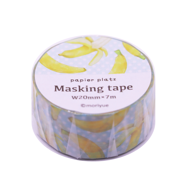 Papier Platz マスキングテープ 50-616 moriyue(もりゆえ) バナナ