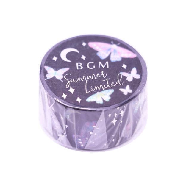 BGMマスキングテープ BM-SPLN026 2022 Summer Limited 夜の蝶 20mm