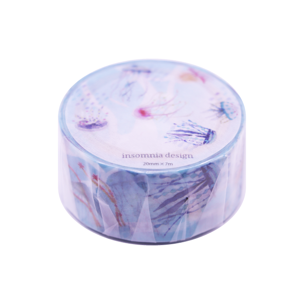 ROUNDTOP マスキングテープ ID-MK-011 insomnia design 幻想海月図鑑