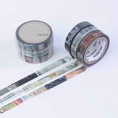 ROUNDTOP マスキングテープ MTW-CH286 小徑文化×夏米花園 colors of Seasons KUCHIBA
