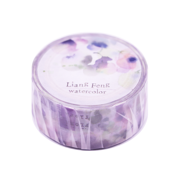 ROUNDTOP マスキングテープ MTW-LF001 小徑文化×Liang Feng watercolor Vol.1 FLORA