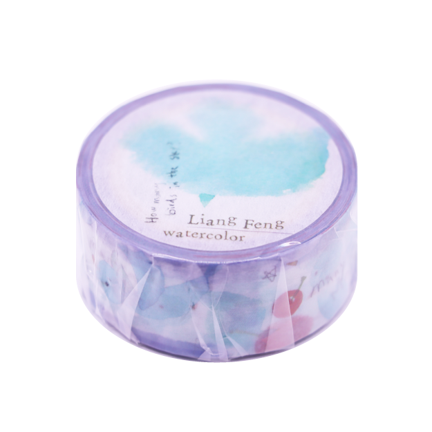 ROUNDTOP マスキングテープ MTW-LF002 小徑文化×Liang Feng watercolor Vol.1 Birds