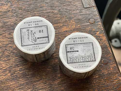 大枝活版室 マスキングテープ MT-017 【 Stamp 01-06】