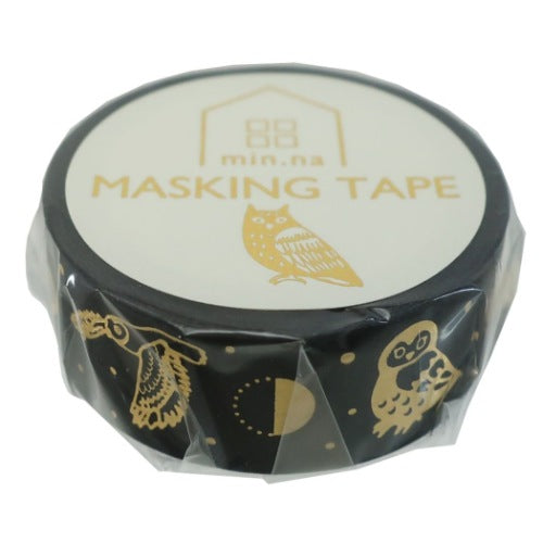 Clothes.Pin マスキングテープ MT-14652 みんなの文具 15mmマステ Owl ふくろう