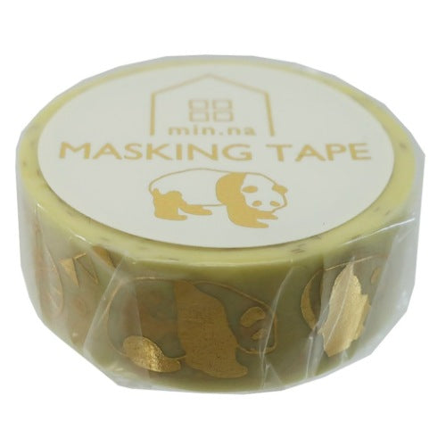 Clothes.Pin マスキングテープ MT-14653 みんなの文具 15mmマステ Panda ぱんだ