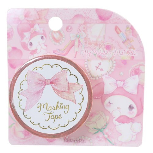 Clothes.Pin マスキングテープ MT-15452 マイメロディ×たけいみき ガーリーフルール 15mm