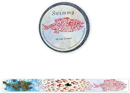 cozyca products マスキングテープ 22-654 レオ・レオニ　SWIMMY｜手帳 コラージュ 海 小魚 かわいい