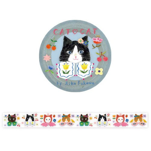cozycaproducts 透明マスキングテープ  Aiko Fukawa 22-751 CAT CAT