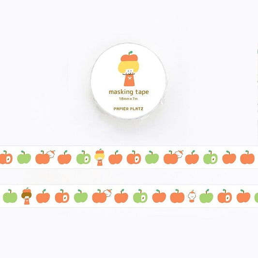 Papier Platz マスキングテープ 35-688 【mizutama】 りんご