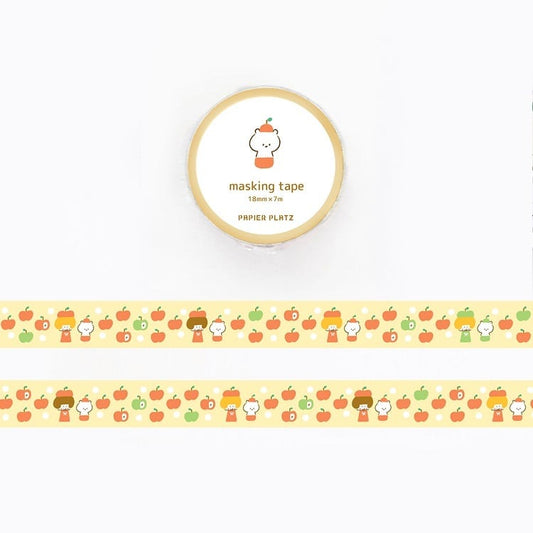 Papier Platz マスキングテープ 35-689 【mizutama】 リンゴ２
