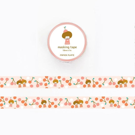 Papier Platz マスキングテープ 35-690 【mizutama】 サクランボ