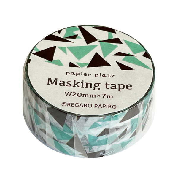 【Papier Platz】デザイナーズマスキングテープ LEGARO PAPIRO　37-820 チョコミント
