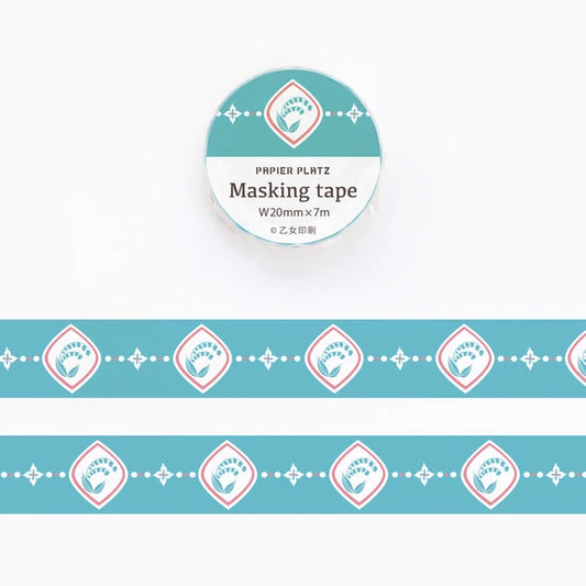 Papier Platz マスキングテープ 52-044 乙女印刷 すずらん