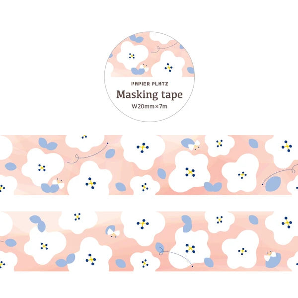 Papier Platz マスキングテープ 52-053 flower