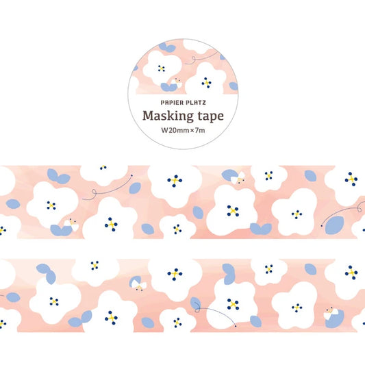 Papier Platz マスキングテープ 52-053 flower
