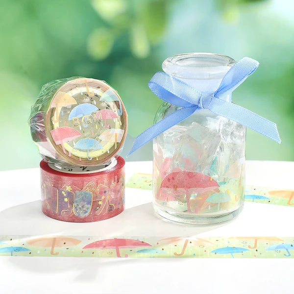 BGMクリアテープ BM-CLN013 夏限定・カラフル傘