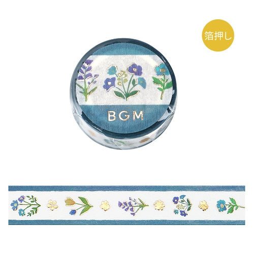 BGMマスキングテープ BM-LGCA128 花リボン