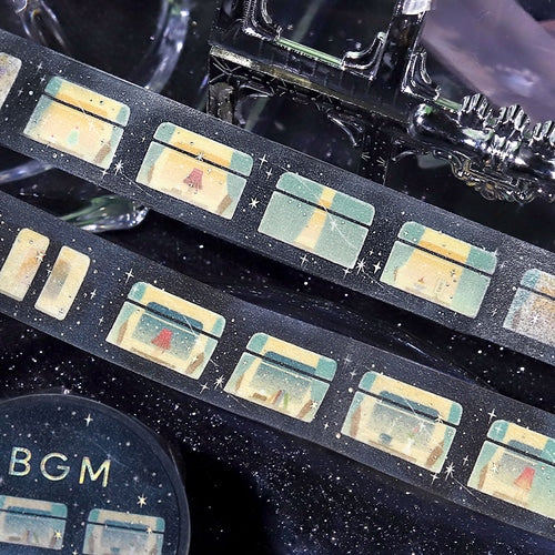 BGMマスキングテープ BM-LGCA141 星の中の寝台列車