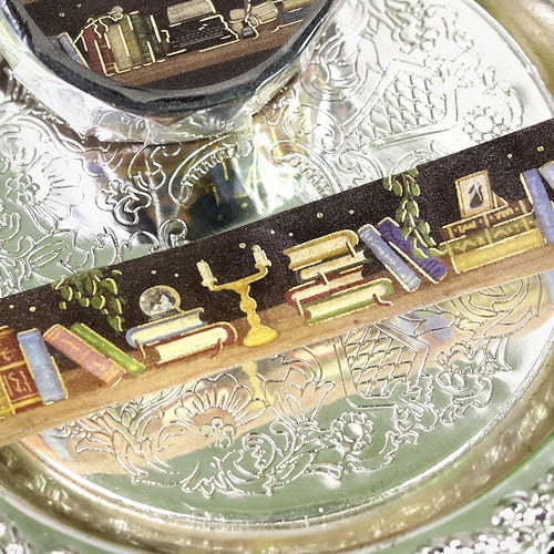 BGMマスキングテープ BM-LGCA143 夜更けの本棚