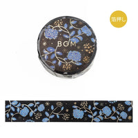 BGMマスキングテープ BM-SAG010 花模様・紫陽花