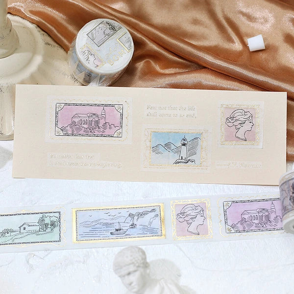 BGMマスキングテープ BM-SBG010 アートめぐり・素描