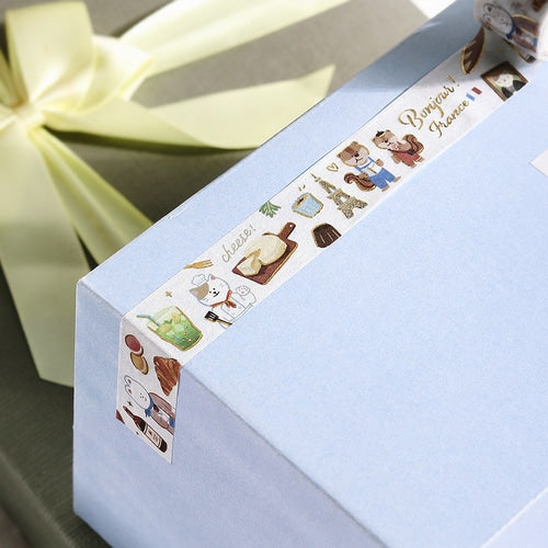 BGMマスキングテープ BM-SDG055 世界カフェ紀行・フランス