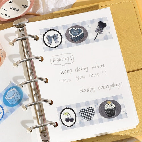 BGMマスキングテープ BM-SDG066 推し色ライフ ブラック